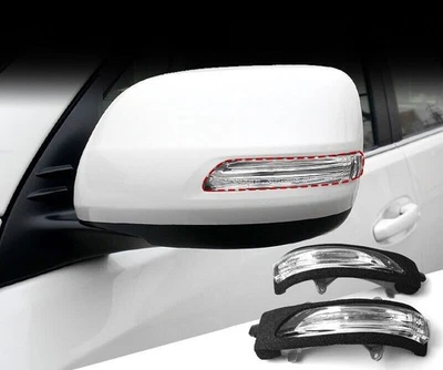 For Toyota Land Cruiser Prado 10-19 Lh&Rh Side Rear Mirror Turn Signal Light 2P Foto 1 de 4