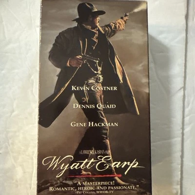 Wyatt Earp VHS 1994 2 Set VHS Cassette Tape Pre-Owned In Good to Fair Condition - Image 1 of 3