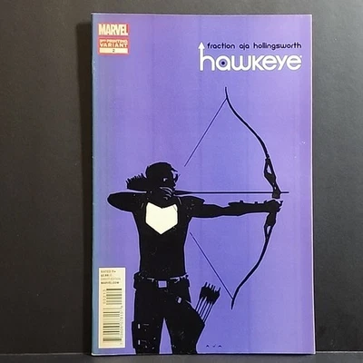 Hawkeye #2 2012 tercera variante de impresión 1ª Clint Barton / Kate Bishop equipo en estado bastante bueno- Foto 1 de 2