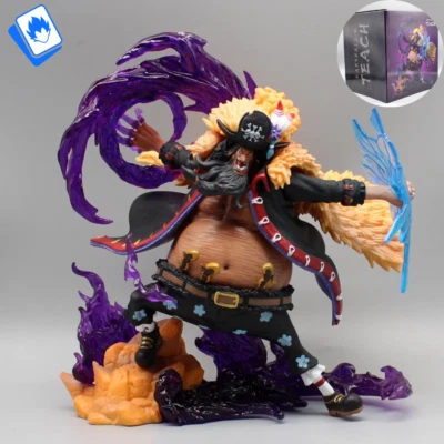 Action Figure One Piece Marshall D. Teach Barba 22cm STATUA DA COLLEZIONE Anime - Immagine 1 di 4