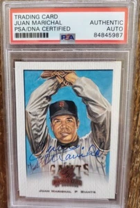 PSA Slabbed Giants 2002 Diamond Kings Juan Marichal Autographed Signed Card - Picture 1 of 2