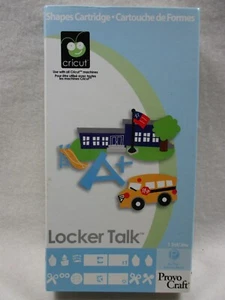 Locker Talk - Cartuccia Cricut Shapes 2007 - Provo Crafts - Foto 1 di 3