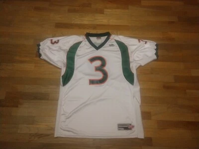 Camiseta deportiva alternativa blanca Miami Hurricanes Frank Gore 3 para hombre 2XL Foto 1 de 4