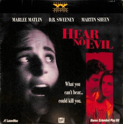 Hear No Evil (1993) Laserdisc - Image 1 of 2