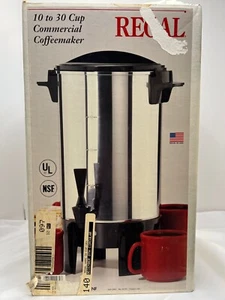 VINTAGE REGAL 10 BIS 30 TASSEN KAFFEEMASCHINE KAFFEEMASCHINE NEU IN OVP 7030 - Bild 1 von 5
