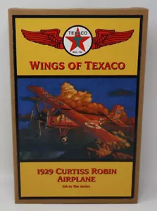 Wings of Texaco 1929 Curtiss Robin Airplane Diecast Metal 6th in the Series NIB - Picture 1 of 5