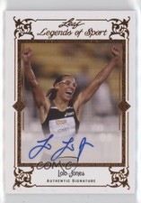 2012 Leaf Legends of Sport Auto Bronze Lolo Jones #BA-LLJ Rookie Auto RC