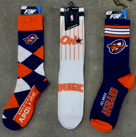 3 Pack Orlando Magic Apollos Argyle Deuce Crew Socks Jersey City Edition HWC NBA Cover