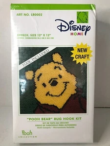Disney POOH BEAR Latch Hook Kit 12"x12" Caron International Brand New - Picture 1 of 3