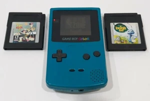 Nintendo Game Boy 🔥Color Teal 3 games In The Zone, A Bugs Life & Toy Story 2 🔥 - Picture 1 of 10