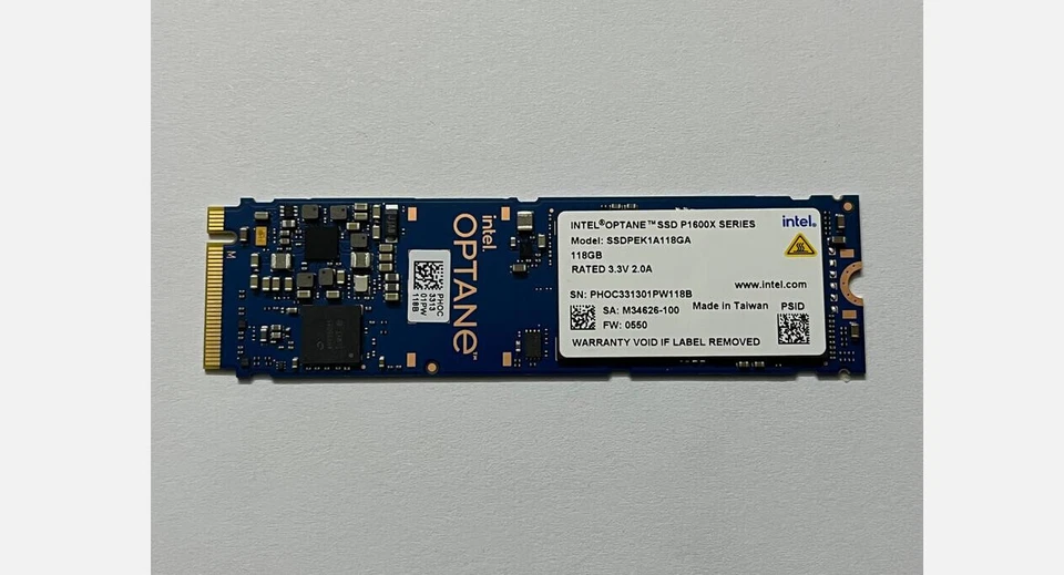Intel Optane™ SSD P1600X SSDPEK1A118GA01 118GB SSDPEK1A058GA 58GB M.2 2280 PCIe - Imagen 1 de 4