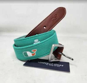 New men's Vineyard Vines St. Patrick's Day Irish canvas club golf belt Pat's - Picture 1 of 8