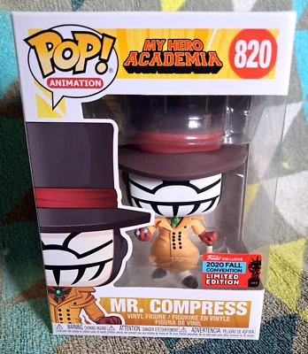 Mr Compress Pop 820 - Convención de otoño My Hero Academia 2020 - Abovedado + Protector Foto 1 de 4