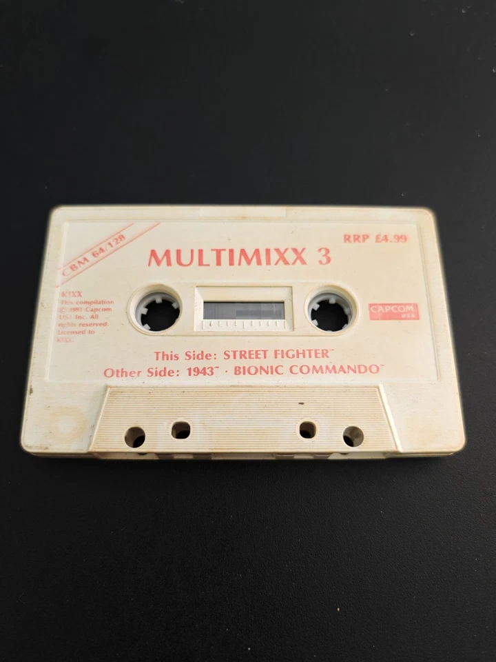 MULTIMIXX 3 - RARE KIXX - Commodore 64 C64 C128 Street Fighter Bionic Commando  - Image 1 of 1