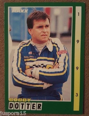 1993 Edition Bobby Dotter Card 80 of 300 Maxx Race Cards - Image 1 of 2