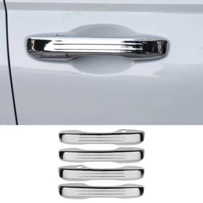Cubierta de manija de puerta lateral exterior cromada ABS para Honda CRV CR-V 23-2024 4 piezas Foto 1 de 4