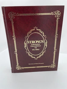 Strongs erschöpfende Konkordanz der Bibel von James Strong (1988, Leder) - Bild 1 von 5
