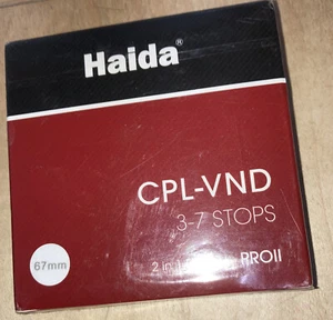 Haida 67mm PRO II CPL-VND 2 in 1 Filter 3-7 Stop ND Circular Polarizer Pro-II - Picture 1 of 1