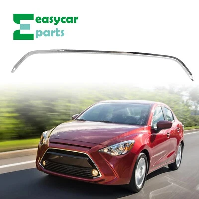 Nueva parrilla superior delantera moldura cromada apta para Toyota Yaris Ia 2016-2020  Foto 1 de 4
