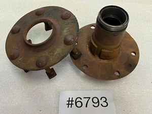 ✅ 1918 19 1920's Chevrolet 490 Front Wheel Hub w/Plate Spacer & Bolts   #6793 - Picture 1 of 10