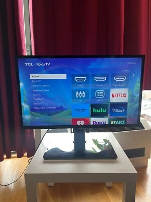 HD TCL 32" Class 3-Series LED Smart Roku TV | Black (w/ Stand) - Image 1 of 4