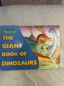 The Giant Book Of Dinosaurs Vintage 1989 Board Picture Book 80s Nostalgia 90s - Bild 1 von 13