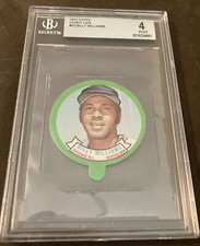 1973 TOPPS CANDY LIDS BILLY WILLIAMS #53 BECKETT 4 GREAT EYE APPEAL