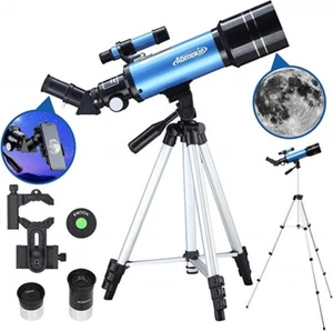 70/400 Telescopes for Kids Adults and Astronomy Beginners with Phone Adapter - Picture 1 of 12