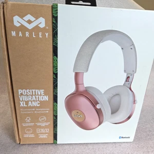 House of Marley Positive Vibration XL ANC Wireless Headphones Bluetooth Copper - Picture 1 of 4