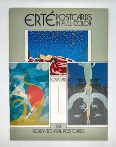 Erte Postcards in Full Color: 24 Ready-to-Mail Postcards by Dover Publications - Picture 1 of 3