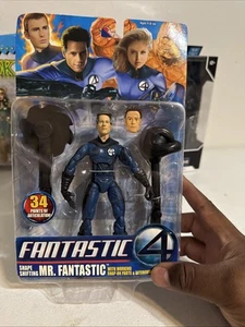 Fantastic Four Mr Fantastic Shape-Shifting Figure Toy Biz - Picture 1 of 2