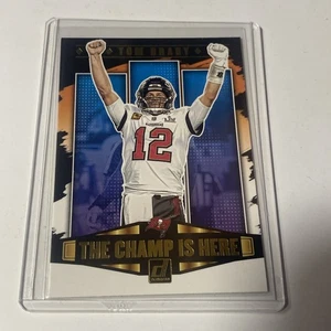 2021 Donruss Tom Brady Buccaneers The Champ is Here Football Insert Card #CIH-1 - Picture 1 of 2