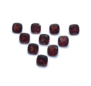 Piedra preciosa suelta natural facetada granate AAA corte cojín para hacer todas las joyas - Imagen 1 de 8