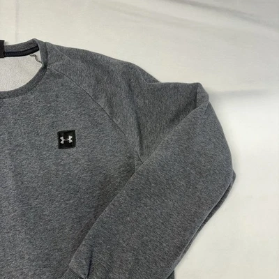 Under Armour Gris Cuello Redondo Pullover Sudadera Informal Atlética Para Hombre’s XL Foto 1 de 4