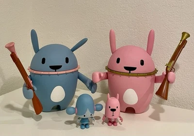 Rolitoland 7,5 polegadas Nedzed Pink Rabbit & Nedzed Blue Collette por TOY2R - Imagem 1 de 4