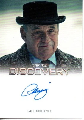 Star Trek Discovery Season 5 FULL BLEED Auto Card Paul Guilfoyle "Carl" - Image 1 of 2