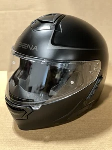 L (Large) Sena Impulse Motorcycle Helmet Black with Harman Kardon Bluetooth - Picture 1 of 10