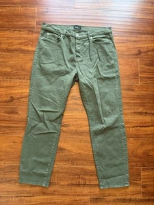 7 for All Mankind Men's Green Denim Size 32 - Picture 1 of 7