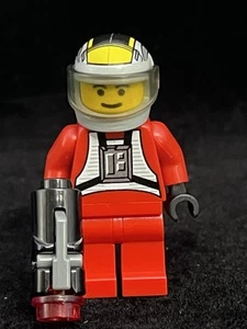 LEGO Star Wars Rebel Pilot B-wing Yellow Head Minifigure SW0032 7180 - Picture 1 of 5