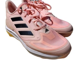 ADIDAS DAMEN ROSA SOFTBALLSCHUHE 8,5 NEU MIT ETIKETT. ADIZERO PURE HUSTLE GELB/ROSA SOHLE - Bild 1 von 9