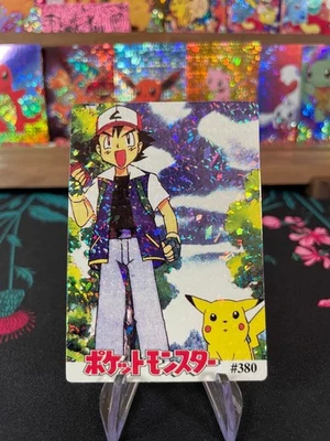 Adesivo de venda automática Pikachu Ash #380 Pokémon vintage prisma quase perfeito vendedor dos EUA - Imagem 1 de 2