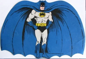 Rare 1966 BATMAN FIGURAL PLACE MAT  WOW!!! - Picture 1 of 4