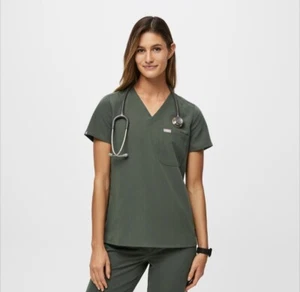 Higos Catarina Un Bolsillo Exfoliante Top Talla M Verde - Imagen 1 de 1
