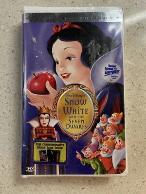Snow White and the Seven Dwarfs - Disney VHS - Platinum Edition - New Sealed -V4 - Image 1 of 4