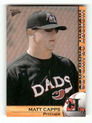 2004 Multi-ad Hickory Crawdads 10 Matt Capps - Image 1 of 2