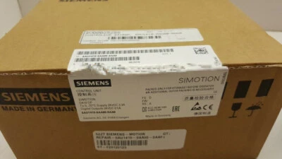 6AU1 410-0AA00-0AA0 SIEMENS SIMOTION DRIVE-BASED CONTROL UNIT 6AU14100AA000AA0 - Image 1 of 2
