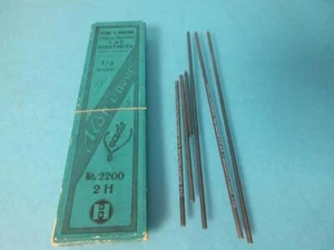 VINTAGE L&C HARDTMUTH KOH-I-NOOR LEAD REFILL 2H #2200 3PACK ANTIQUE BOX - Picture 1 of 14