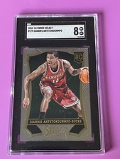 2013-14 Panini Select - #178 Giannis Antetokounmpo RC Rookie SGC 8 MN/MT BUCKS