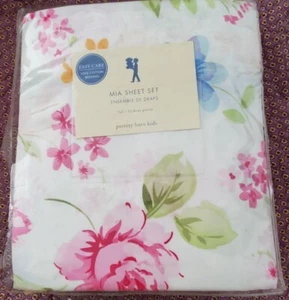 Nuevo Pottery Barn Kids Mia FLORAL Hojas Completas 4 piezas Primavera ¡Precioso! - Imagen 1 de 4