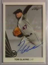 2015 Leaf 25th Anniversary TOM GLAVINE Auto Autograph